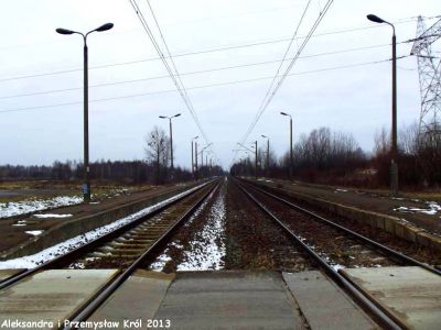 Nieczynny przystanek Łódź Olechów Zachód