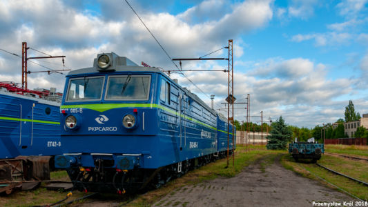 ET42-005 | Zduńska Wola Karsznice Lokomotywownia PKP Cargo