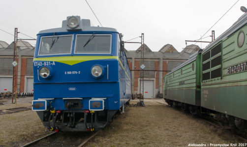 ET42-031 | Zduńska Wola Karsznice Lokomotywownia PKP Cargo