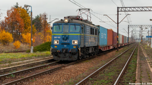 EU07-523 | Stacja Chorzew Siemkowice