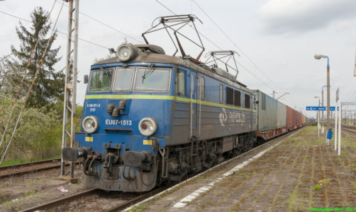 EU07-1513 | Stacja Chorzew Siemkowice