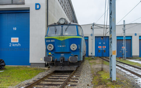 ET22-803 | Lokomotywownia Łódź Olechów Zakład Centralny PKP Cargo