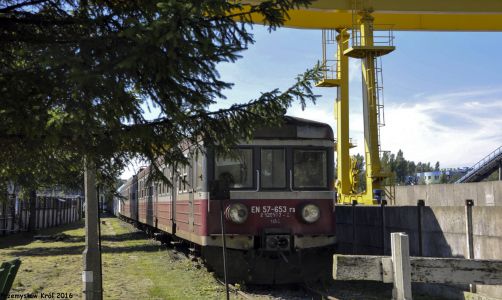 EN57-653 | Lokomotywownia Przewozów Regionalnych w Kołobrzegu