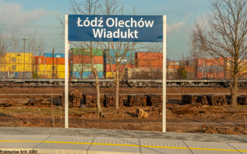 Przystanek Łódź Olechów Wiadukt
