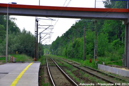 Nieczynny przystanek Łódź Radogoszcz Zachód