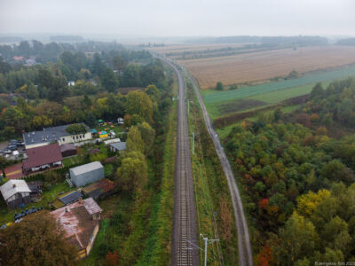 Nieczynny przystanek Jedlicze koło Zgierza