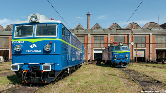 ET42-005 | Zduńska Wola Karsznice Lokomotywownia PKP Cargo