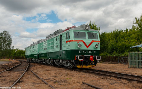 ET42-007 | Zduńska Wola Karsznice Lokomotywownia PKP Cargo