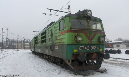 ET42-012 | Zduńska Wola Karsznice Lokomotywownia PKP Cargo
