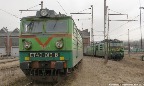 ET42-013 | Zduńska Wola Karsznice Lokomotywownia PKP Cargo