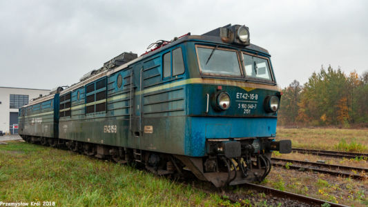 ET42-015 | Zduńska Wola Karsznice Lokomotywownia PKP Cargo