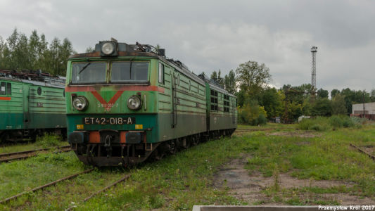 ET42-018 | Zduńska Wola Karsznice Lokomotywownia PKP Cargo