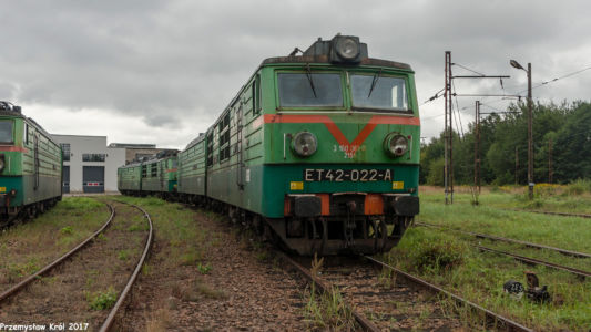 ET42-022 | Zduńska Wola Karsznice Lokomotywownia PKP Cargo
