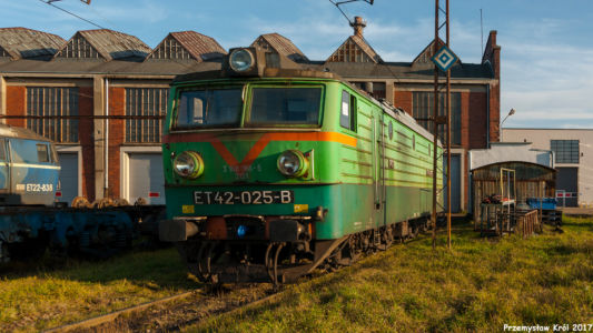 ET42-025 | Zduńska Wola Karsznice Lokomotywownia PKP Cargo
