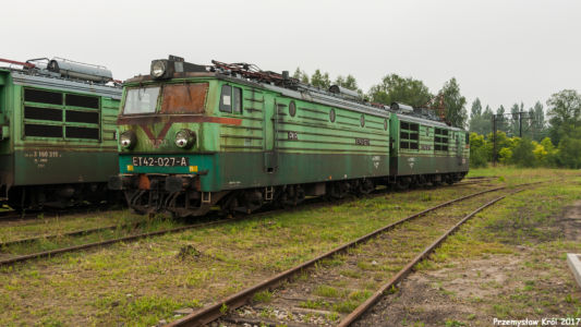 ET42-027 | Zduńska Wola Karsznice Lokomotywownia PKP Cargo