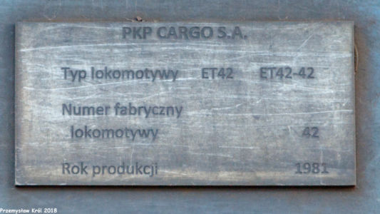 ET42-42 | Zduńska Wola Karsznice Lokomotywownia PKP Cargo