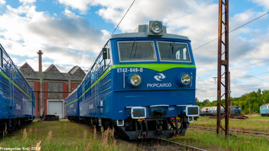 ET42-049 | Zduńska Wola Karsznice Lokomotywownia PKP Cargo