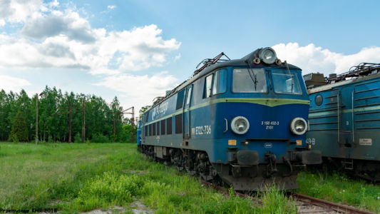 ET22-736 | Zduńska Wola Karsznice Lokomotywownia PKP Cargo