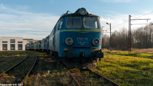 ET22-782 | Zduńska Wola Karsznice Lokomotywownia PKP Cargo