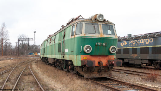 ET22-888 | Zduńska Wola Karsznice Lokomotywownia PKP Cargo