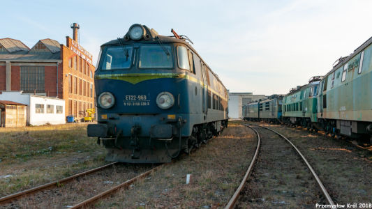 ET22-969 | Zduńska Wola Karsznice Lokomotywownia PKP Cargo