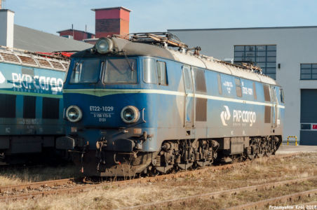 ET22-1029 | Zduńska Wola Karsznice Lokomotywownia PKP Cargo