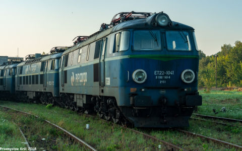 ET22-1041 | Zduńska Wola Karsznice Lokomotywownia PKP Cargo