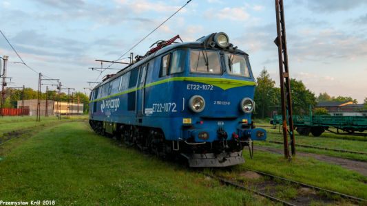 ET22-1072 | Zduńska Wola Karsznice Lokomotywownia PKP Cargo