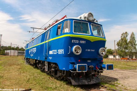 ET22-1091 | Zduńska Wola Karsznice Lokomotywownia PKP Cargo