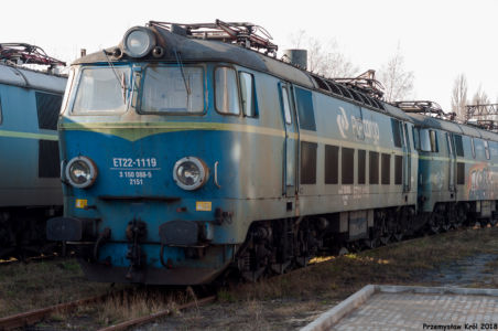ET22-1119 | Zduńska Wola Karsznice Lokomotywownia PKP Cargo