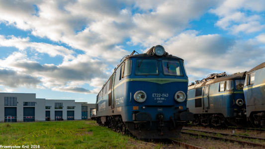 ET22-1143 | Zduńska Wola Karsznice Lokomotywownia PKP Cargo
