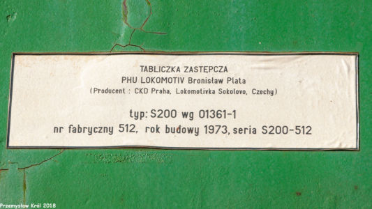S200-512 | Zduńska Wola Karsznice Lokomotywownia