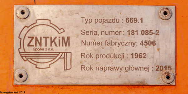 181 085-2 | Zduńska Wola Karsznice Lokomotywownia