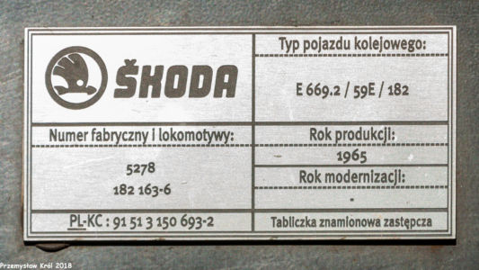 182 163-6 | Zduńska Wola Karsznice Lokomotywownia
