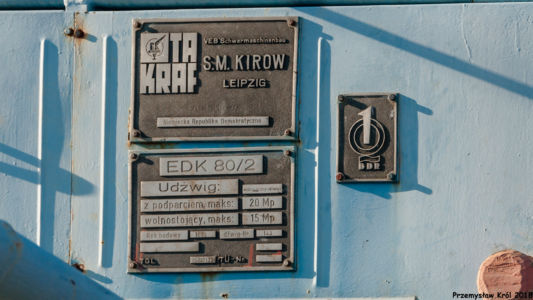 EDK 80/2 Nr 143 20-367103 | Zduńska Wola Karsznice Lokomotywownia PKP Cargo