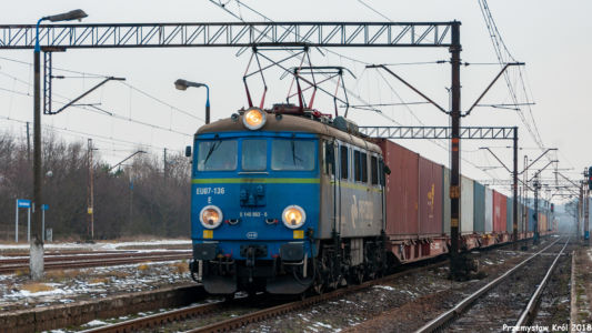 EU07-136 | Stacja Chorzew Siemkowice