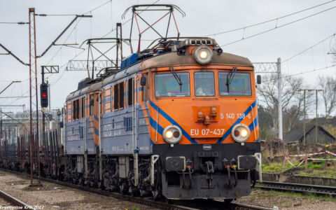 EU07-437 | Stacja Chorzew Siemkowice