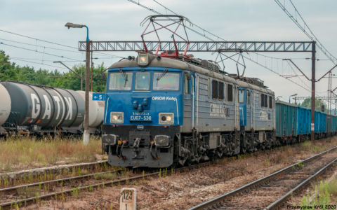 EU07-536 | Stacja Chorzew Siemkowice
