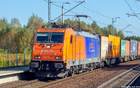 E186 129-3 | Przystanek Kamieńsk