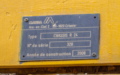 CHASSIS REMORQUE R 24 Nr 318 / CHASSIS R 24 Nr 320 | Stacja Chociw Łaski