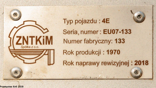 EU07-133 | Stacja Zduńska Wola Karsznice