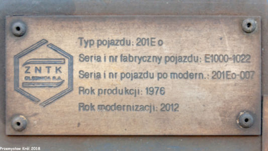 201Eo-007 | Stacja Zduńska Wola Karsznice