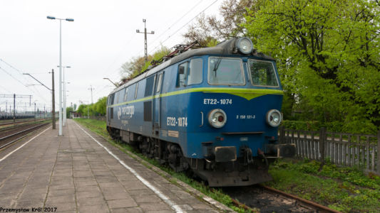 ET22-1074 | Stacja Zduńska Wola Karsznice Południowe