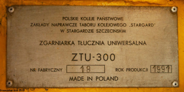 ZTU-300 Nr 18 | Stacja Piotrków Trybunalski