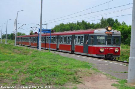 EN57-1456 | Przystanek Sierakowice Skierniewickie
