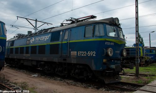 ET22-592 | Lokomotywownia Łódź Olechów Zakład Centralny PKP Cargo