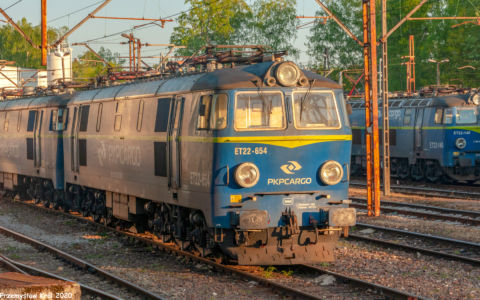 ET22-654 | Lokomotywownia Łódź Olechów Zakład Centralny PKP Cargo