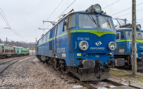 ET22-753 | Lokomotywownia Łódź Olechów Zakład Centralny PKP Cargo