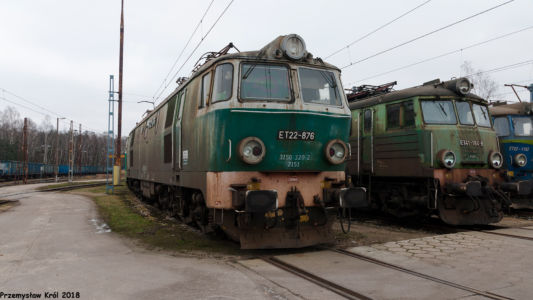 ET22-876 | Lokomotywownia Łódź Olechów Zakład Centralny PKP Cargo