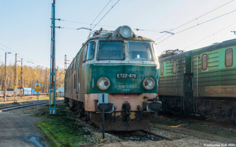 ET22-876 | Lokomotywownia Łódź Olechów Zakład Centralny PKP Cargo